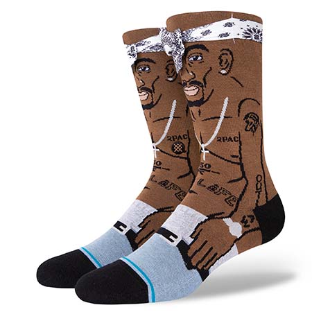 Stance Tupac Resurrected Crew Socks