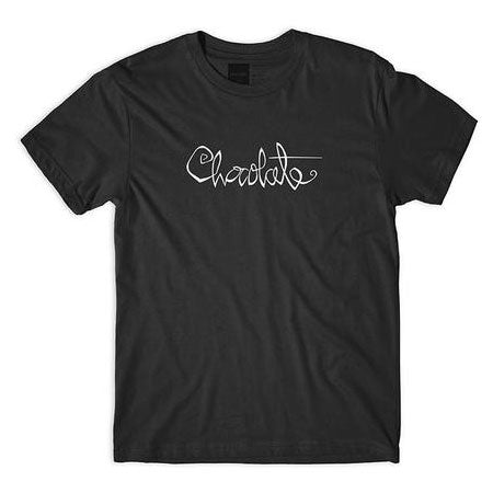Chocolate Original Script T Shirt