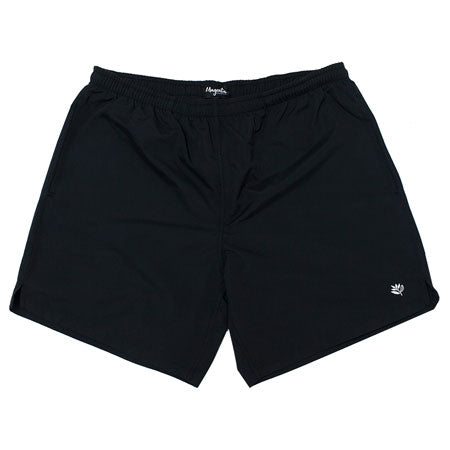 Magenta Plant Nylon Shorts