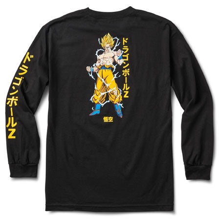 Primitive Skateboarding Primitive Skate x Dragon Ball Z Super Saiyan Goku Long Sleeve T-Shirt