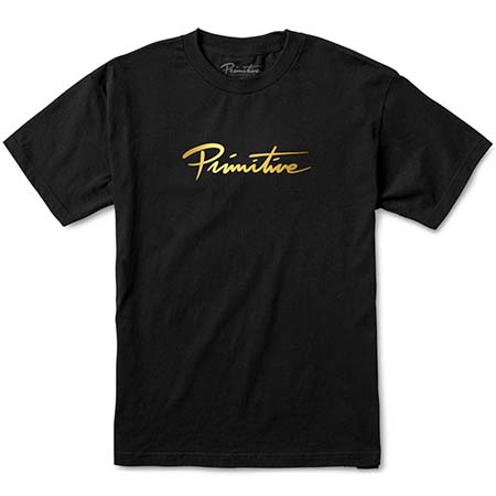 Primitive Skateboarding Nuevo Gold Foil T Shirt