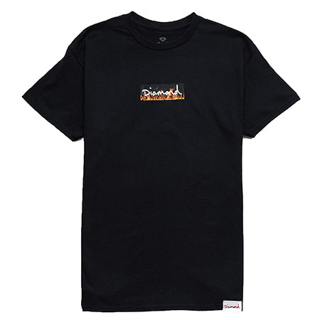 Diamond Flame Mini Box Logo T Shirt