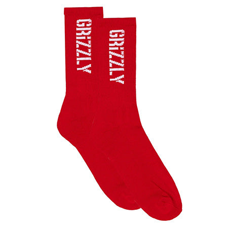 Grizzly Stamp Crew Socks