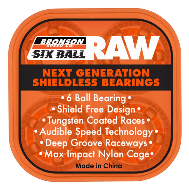 Bronson Speed Co. Raw 6-Ball Bearings
