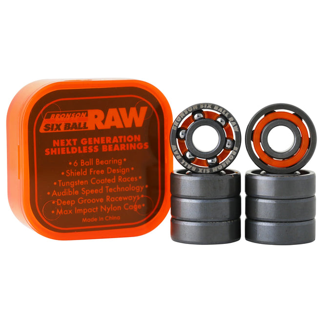 Bronson Speed Co. Raw 6-Ball Bearings