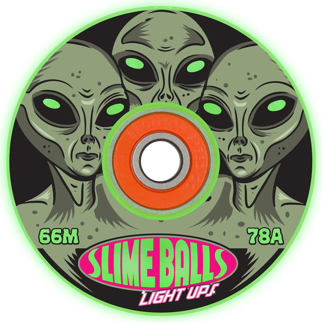 Santa Cruz Slime Balls Firends of Planet 9 Light Ups OG 78a Wheels