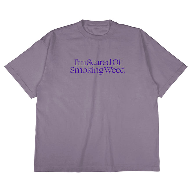 Jacuzzi Unlimited Scared of Smoking Weed Grape T Shirt
