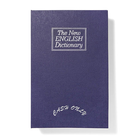 Cash Only Dictionary Stash Box