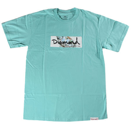 Diamond Clear Diamond Box Logo T Shirt