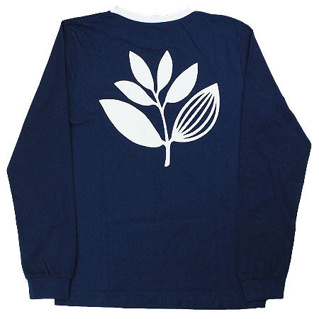 Magenta Plant Long Sleeve T Shirt