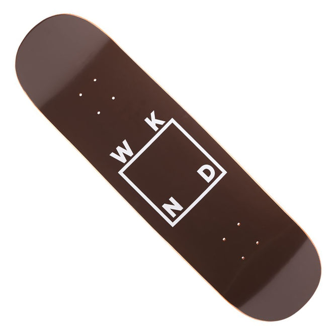 WKND Skateboards Logo Brown Deck