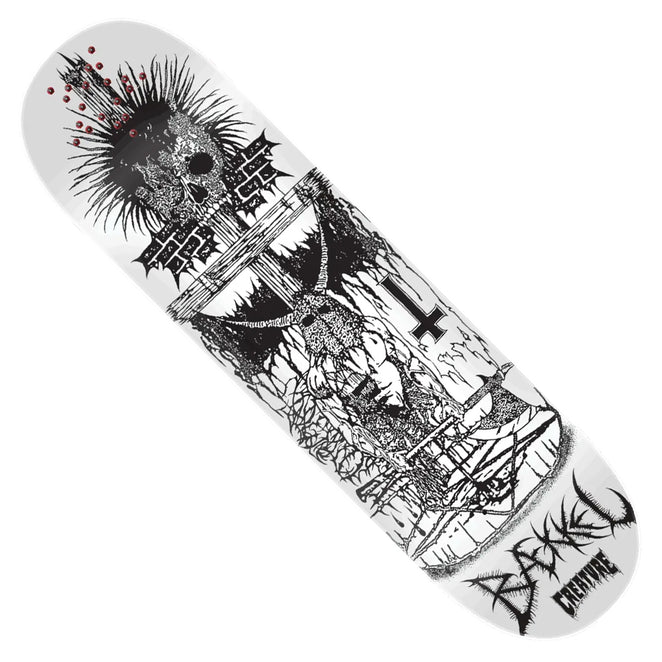 Creature Skateboards Kevin Baekkel BLKMTL Deck