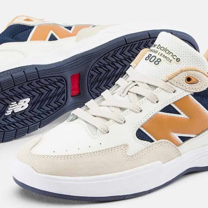 New Balance Numeric Tiago 808 Lite Sea Salt Navy Shoes