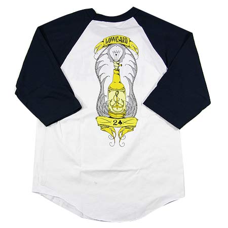 Lowcard Magazine Ken Davis Lite Beer 3/4 Sleeve Baseball T Shirt