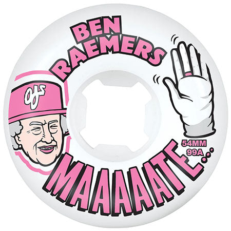 OJ 3 Raemers Foundation Original White EZ EDGE 99a Wheels