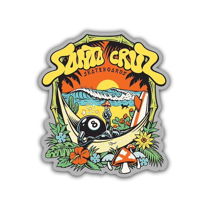 Santa Cruz 8Baller Trip Sticker