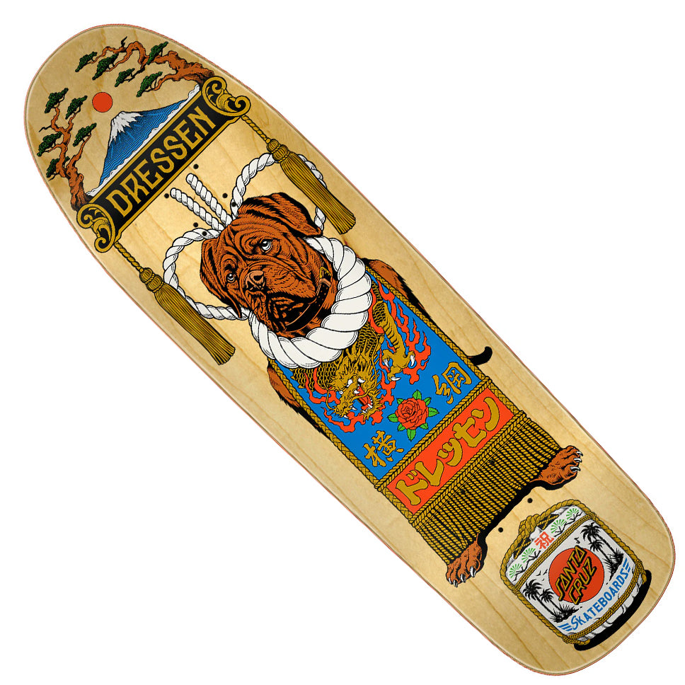 Santa Cruz Eric Dressen Sumo Dog Shaped Deck — Skatepark of