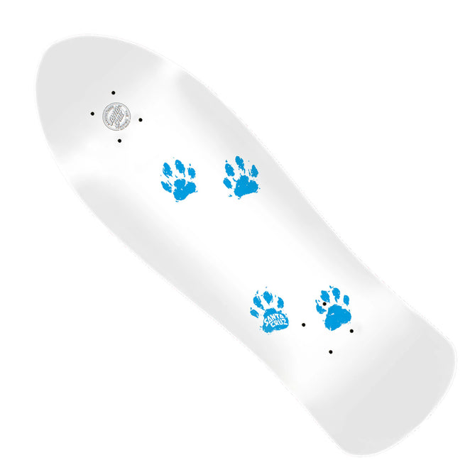 Santa Cruz Dressen Pup Reissue Shaped White Deck