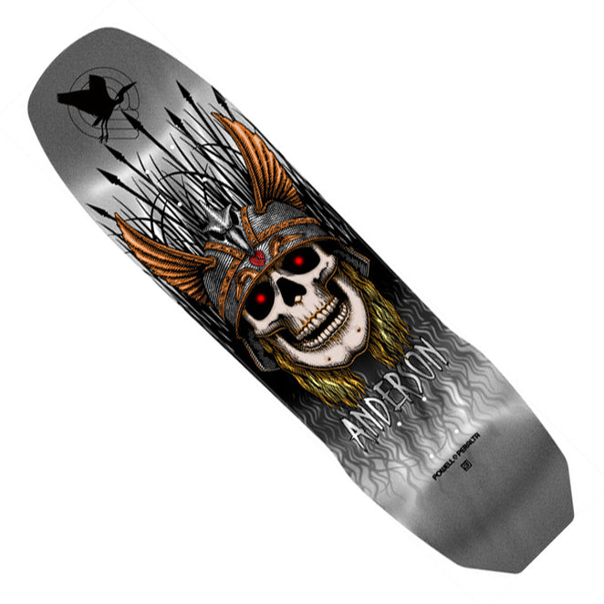 Powell Peralta Andy Anderson Silver Foil Pro Heron 3 7-Ply Maple Deck