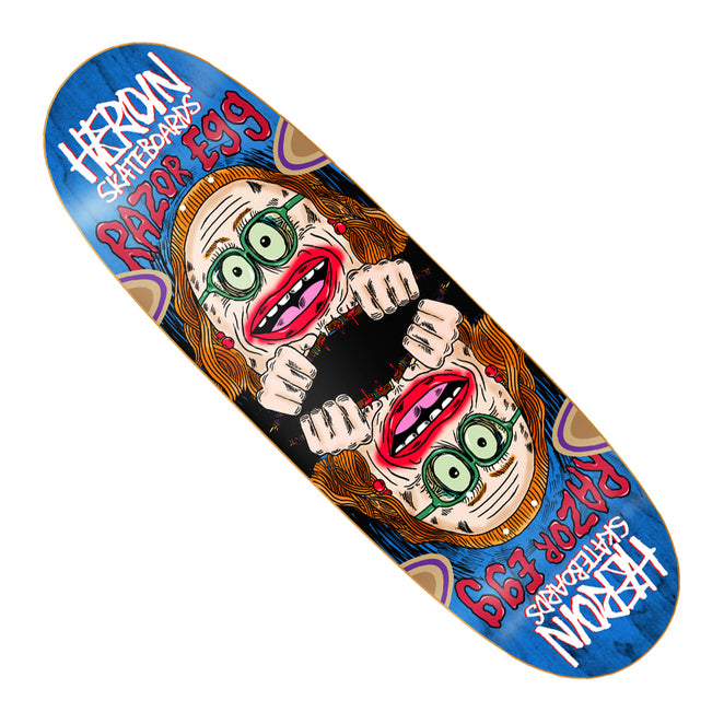 Heroin Skateboards Auntie Razoregg Deck