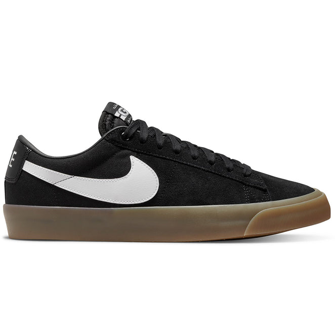 Nike SB Blazer Low Pro GT Black White Gum Shoes