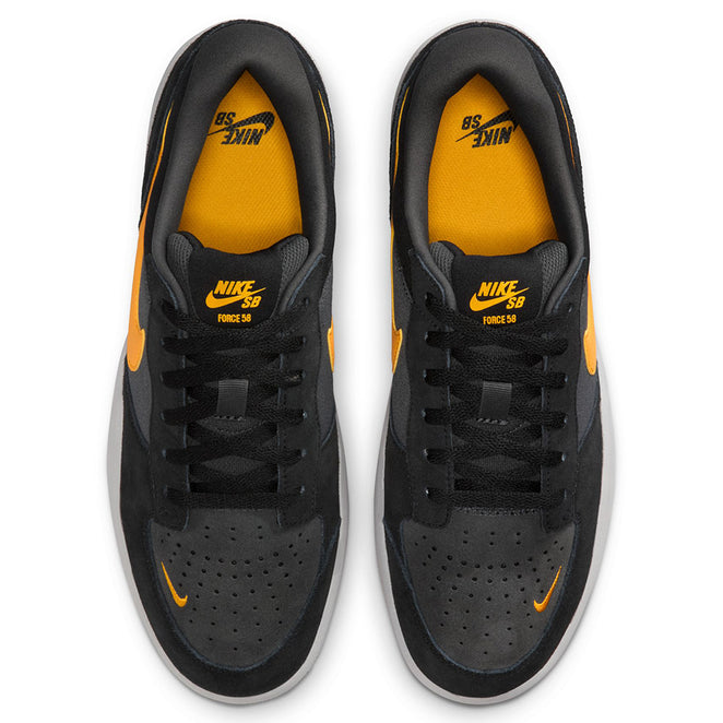 Nike SB Force 58 Black University Gold Shoes