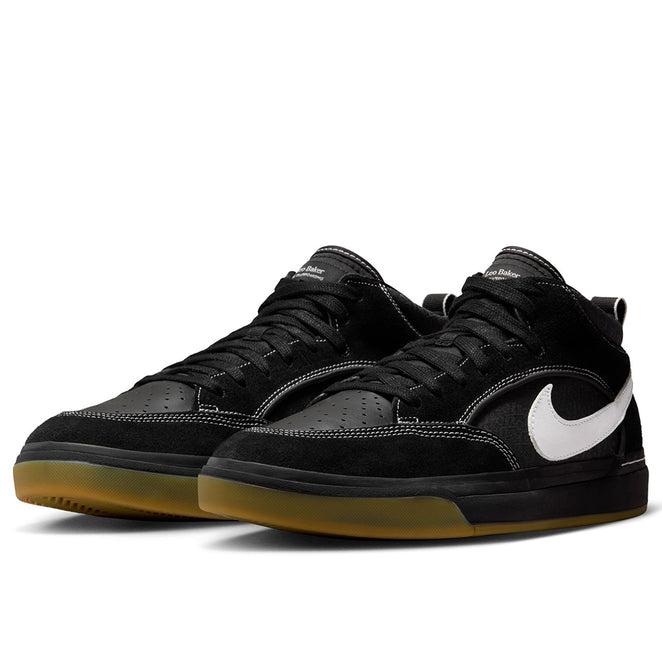 Nike SB React Leo Black White Shoes