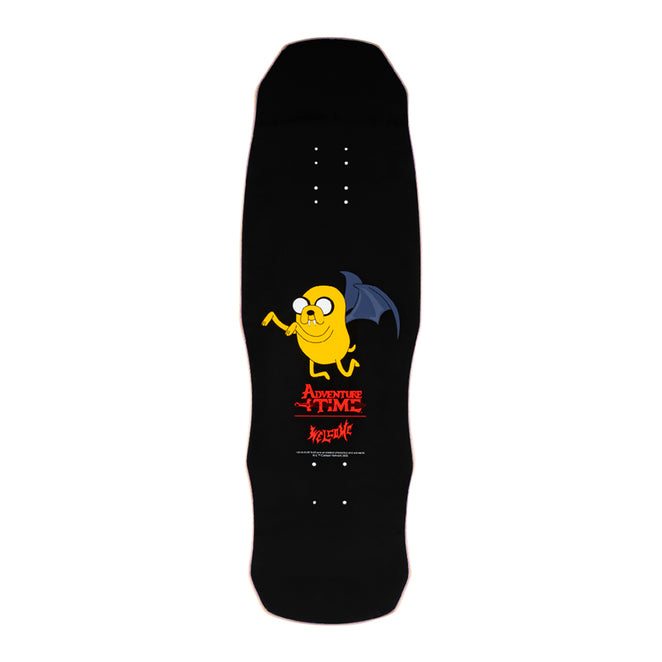 Welcome Skateboards Adventure Time Jake on Dark Lord Shaped Deck