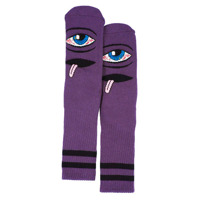 Toy Machine Bloodshot Eye Purple Socks
