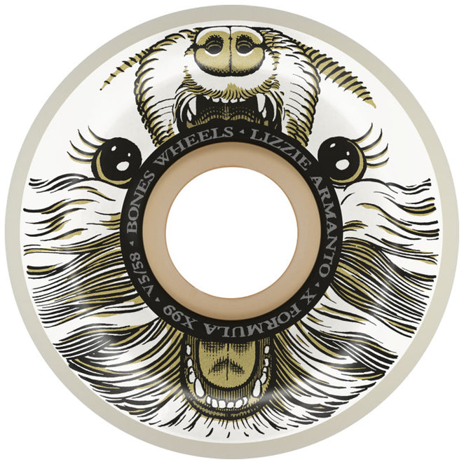 Bones Wheels Lizzie Armanto Alma Mutter X-Formula V5 Sidecut 99a Wheels