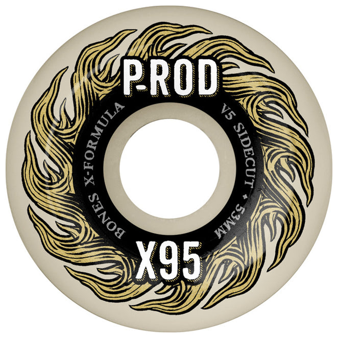 Bones Wheels P-Rod Pro X-Formula V5 Sidecut 95A Wheels