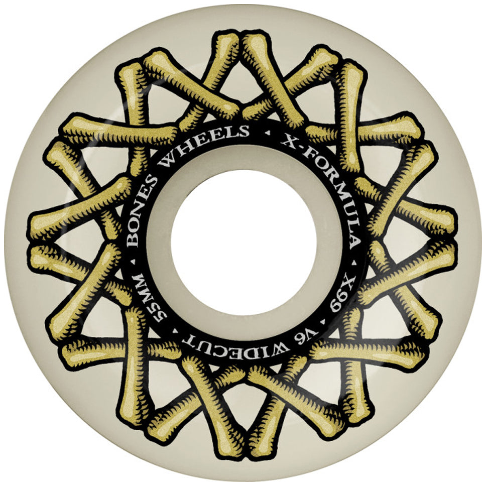 Bones Wheels Widecut X-Formula V6 99A Wheels — Skatepark of Tampa