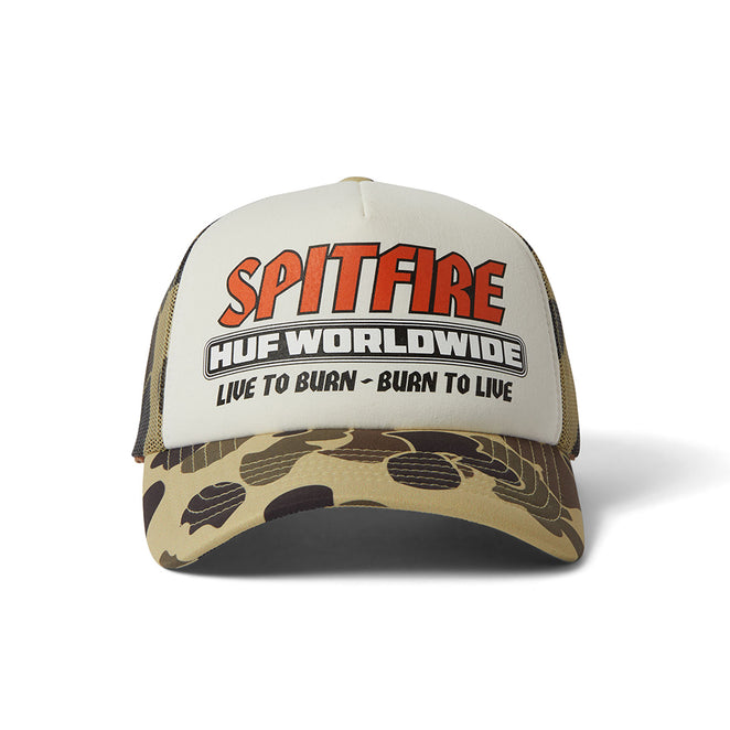 HUF Spitfire Burn Forever Trucker Hat