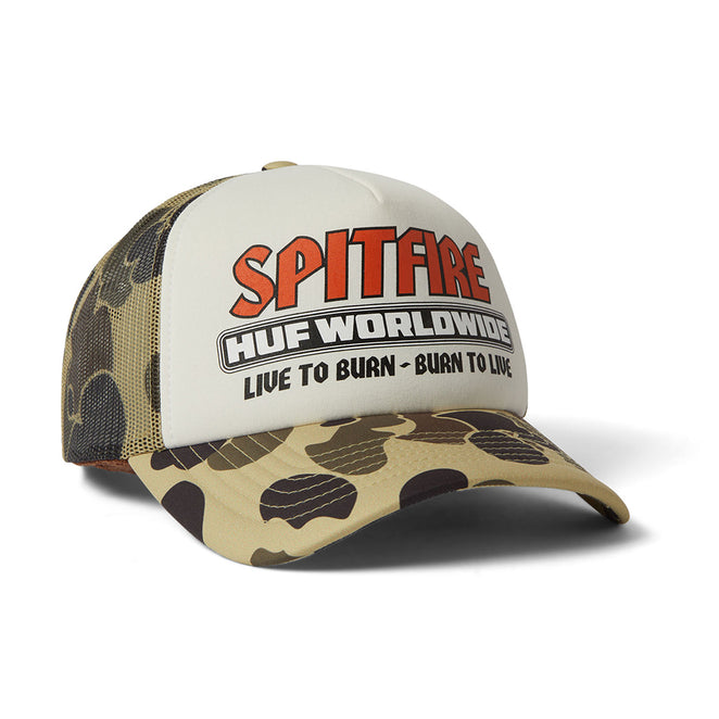 HUF Spitfire Burn Forever Trucker Hat