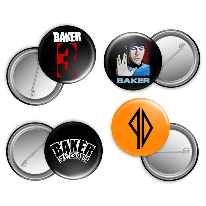 Baker Baker 3 Button 4 Pack