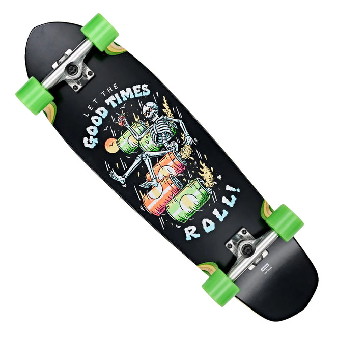 Globe Good Times Roll Big Blazer Cruiserboard Complete Skateboard