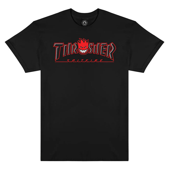 Thrasher Magazine x Spitfire Bighead Outline T Shirt