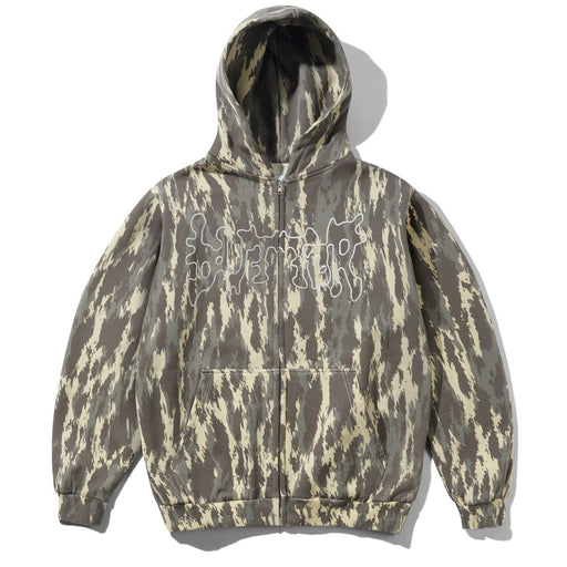 Butter Goods Blotch Zip-Thru Hooded Sweatshirt