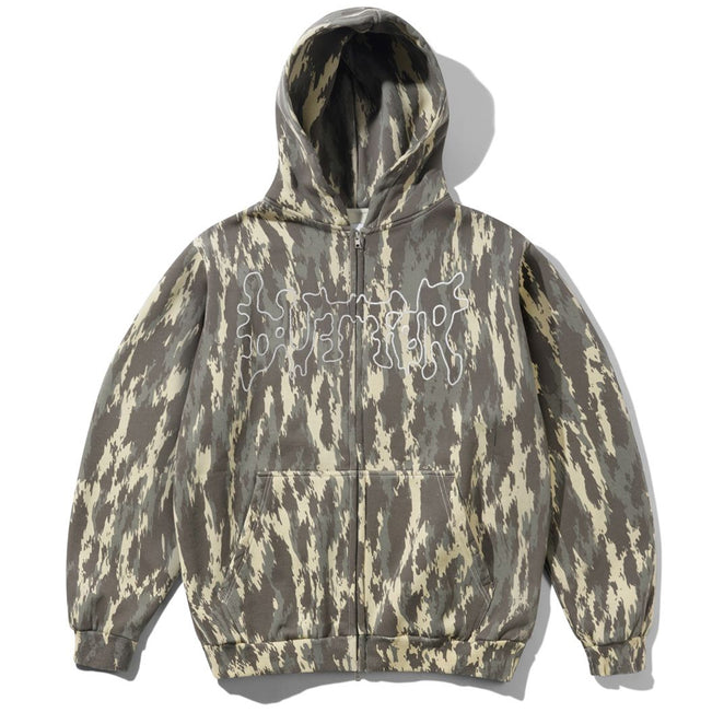 Butter Goods Blotch Zip-Thru Hooded Sweatshirt