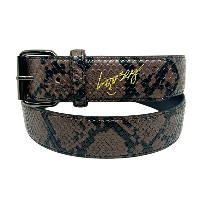 Loosey Brown Slither Belt