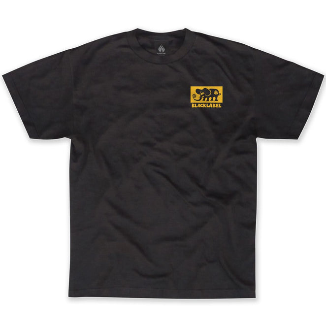 Black Label Classic Elephant T Shirt
