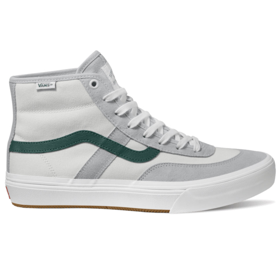 Vans Skate Crockett High Grey Green Shoes — Skatepark of Tampa Vans Skate Crockett High Grey Green Shoes — Skatepark of Tampa
