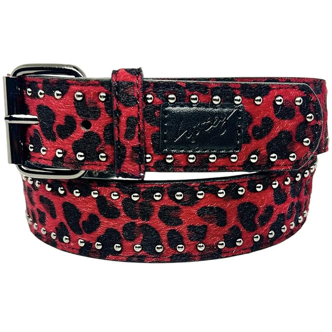 Loosey Cheetah Rivet Belt