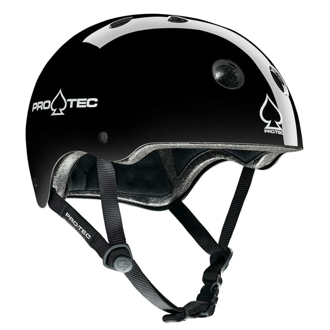 Pro-Tec Classic Certified Black Gloss Helmet