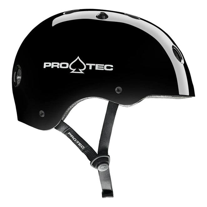 Pro-Tec Classic Certified Black Gloss Helmet