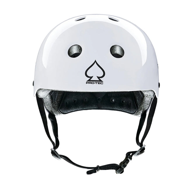 Pro-Tec Classic Certified White Gloss Helmet