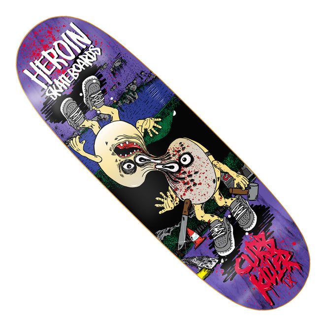 Heroin Skateboards Curb Killer 9 Merged Deck