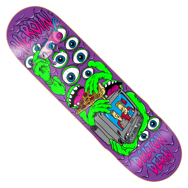 Heroin Skateboards Dalton Dern Mutate or Die Deck