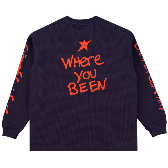 Carpet Company Dinosaur Jr. Where You Been Longsleeve Thermal Navy Shirt