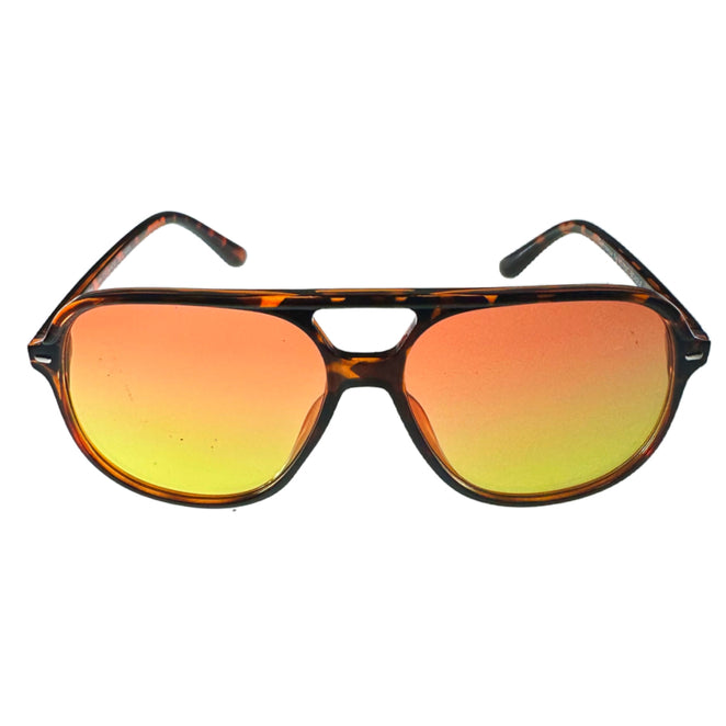 Happy Hour Eyewear The Duke Retro Tort Sunglasses